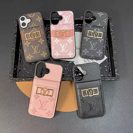 LV Daphne gold - logo card - holder iPhone case