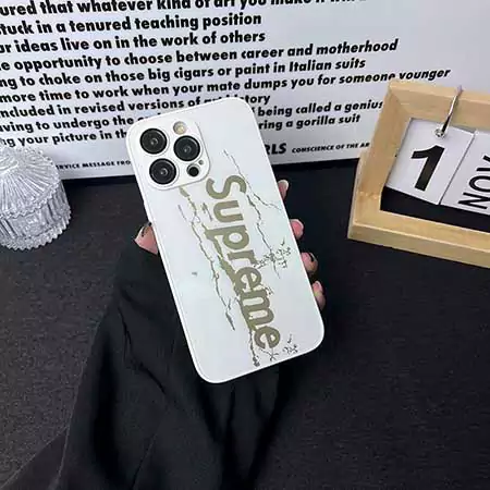 supreme marble pattern iphone 16/16pro/pro max case