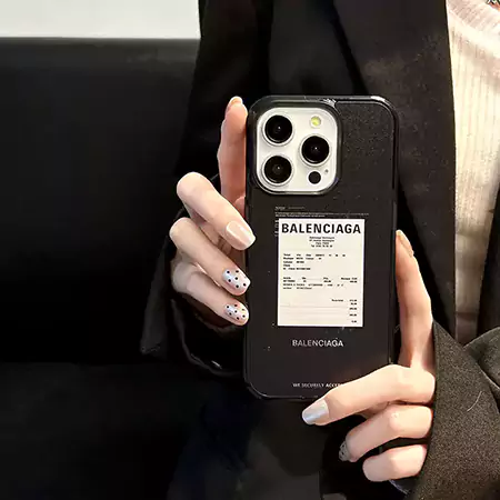 balenciaga black and white bicolor iphone case
