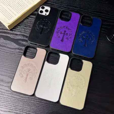 chrome hearts embossed iphone case