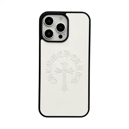 chrome hearts embossed iphone case