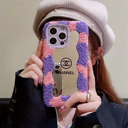 chanel milk - grain towel embroidery mirror iphone case