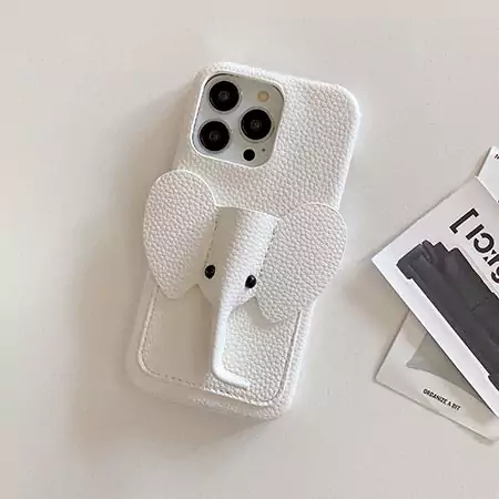 loewe elephant embossed  iphone case