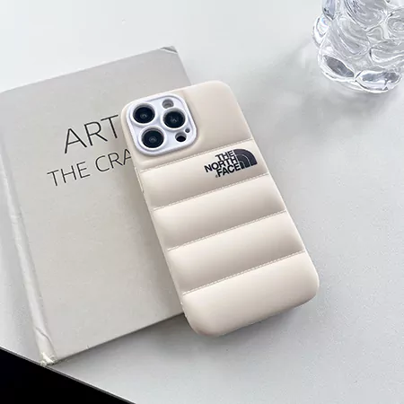 the north face multi - color down jacket inspired iphone case