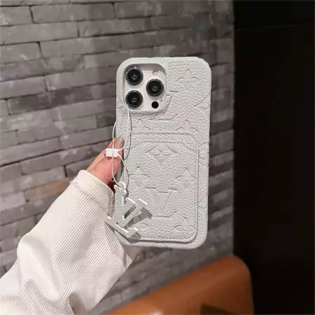 louis vuitton multi - color litchi texture card holder iphone case