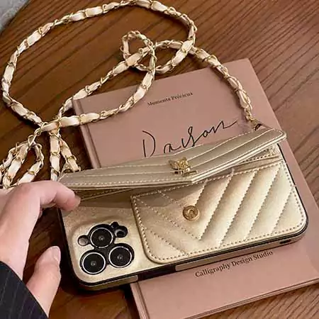 YSL crossbody card holder iPhone case