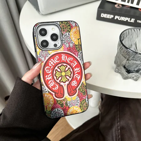 chrome hearts colorful denim iphone case