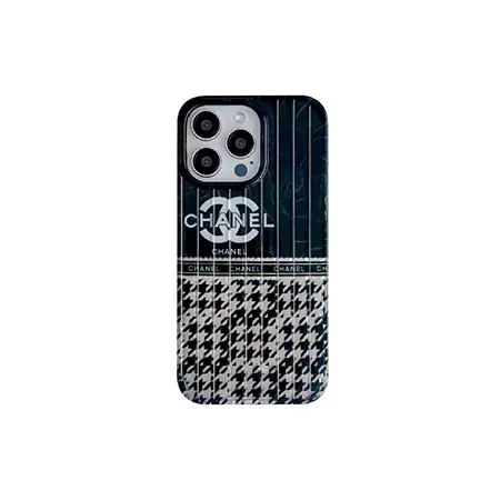 chanel transparent patterned iphone case