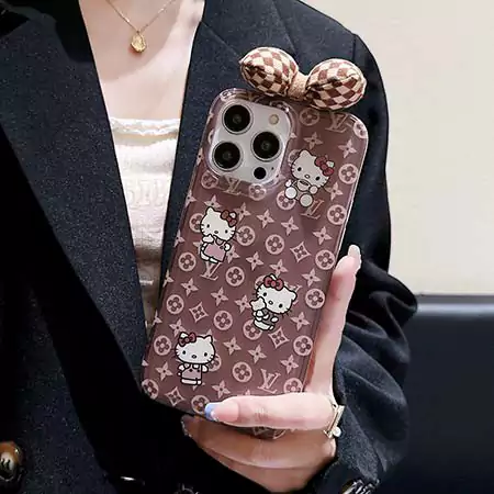 louis vuitton x hello kitty bow iphone case