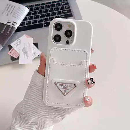 Prada leather phone case