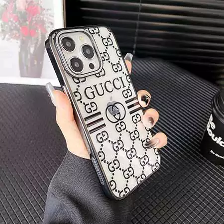 gucci electroplated transparent iphone case