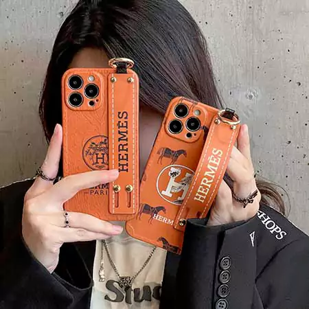hermès orange iphone case