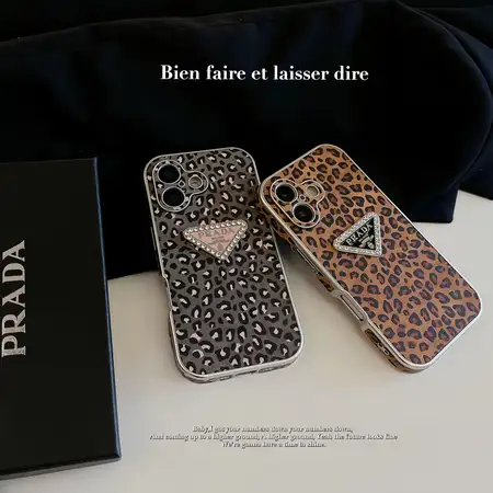 prada leopard print iphone case