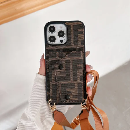 fendi cross - body card - holder iphone case