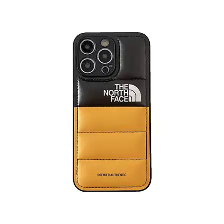 the north face dual-color puffer iphone 16/16pro/pro max case