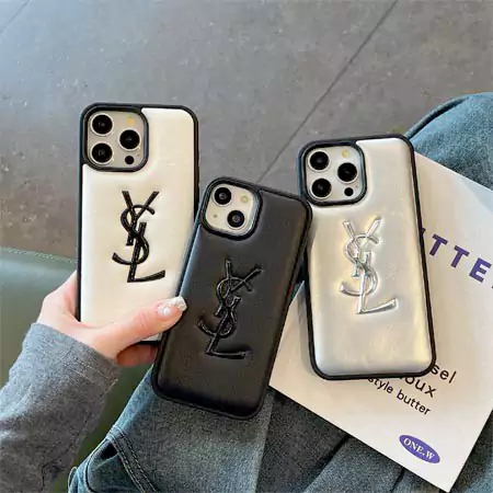 ysl embossed iphone case