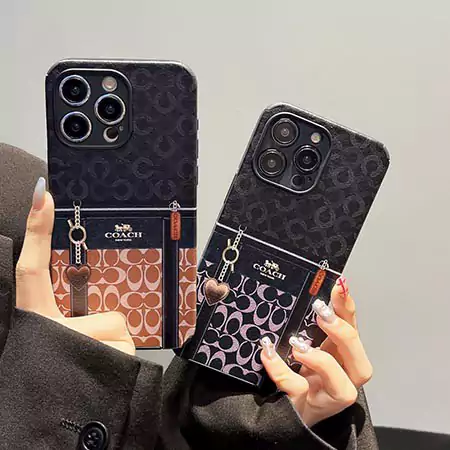 coach two - tone carriage iphone case