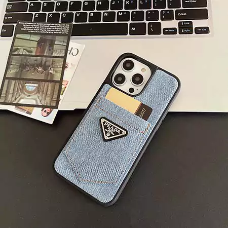 Prada denim phone case