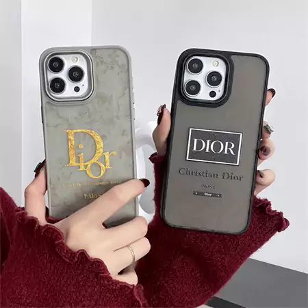 dior semi - transparent white iphone case