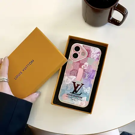 LV floral butterfly pull - strap with stand iPhone case