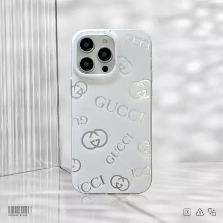 gucci miumiu white - theme printed logo iphone case