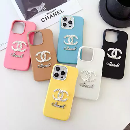 chanel diamond - embellished logo multi - color iphone case