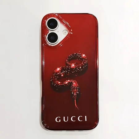 gucci glittery snake iphone case