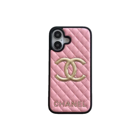Chanel - inspired leather quilted iPhone case