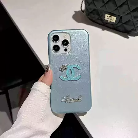 chanel fragmented pattern diamond - logo iphone case