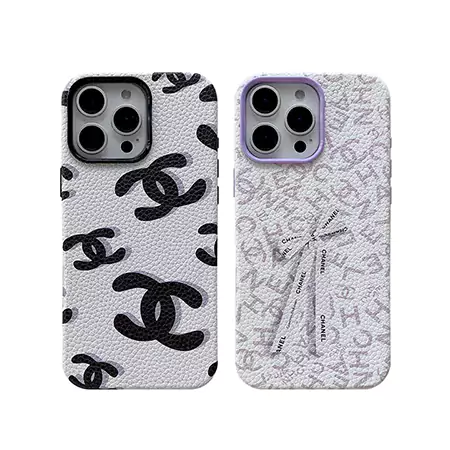chanel all around litchi grain ribbon iphone case