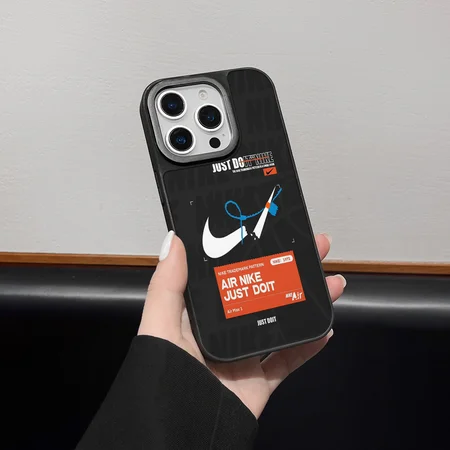 Nike - inspired black - base swoosh - break iPhone case