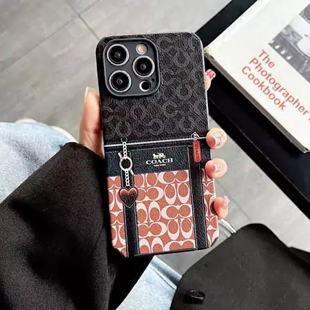 coach two - tone carriage iphone case