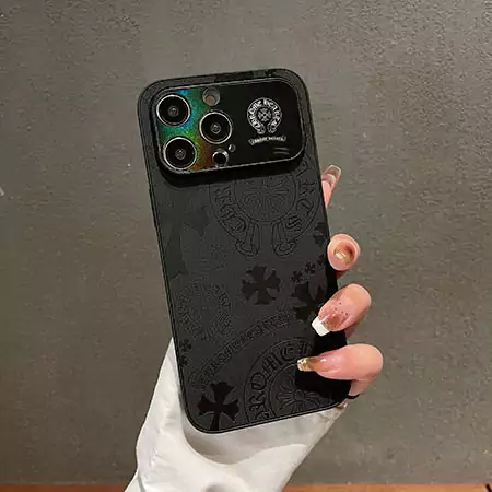 chrome hearts large view window iphone case