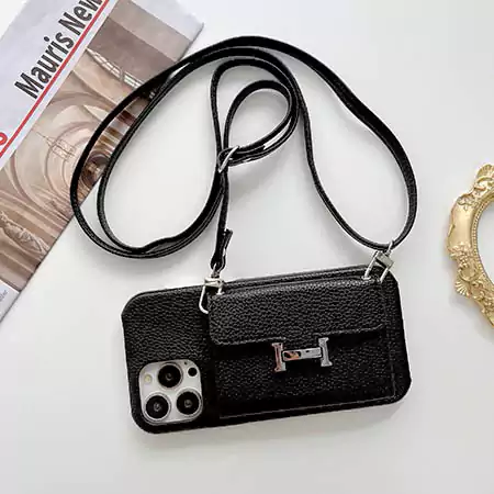 Hermès pebble grain phone case