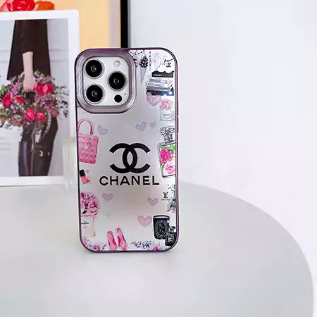 chanel perfume bottle flower pattern iphone case