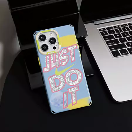 nike just do it green checkered iphone case