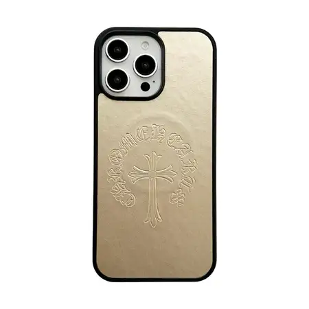 chrome hearts embossed iphone case