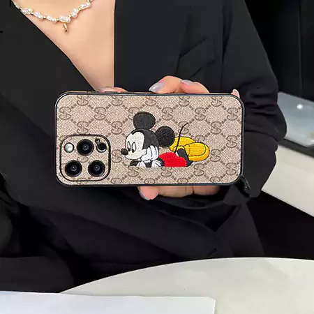 gucci embroidered pattern iphone case