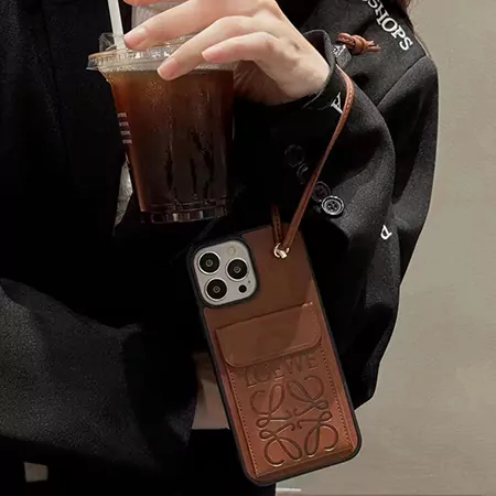 loewe card holder wrist strap iphone case