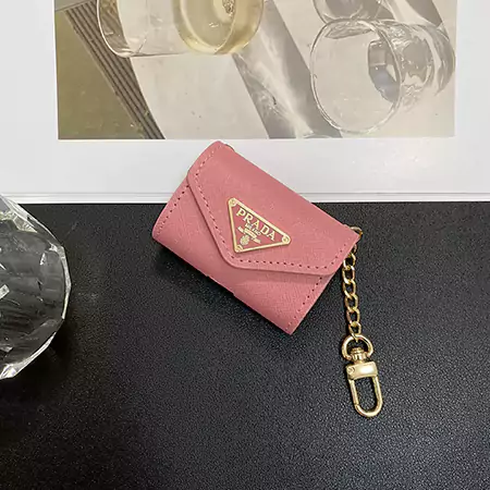 Prada - inspired gold - logo AirPods case