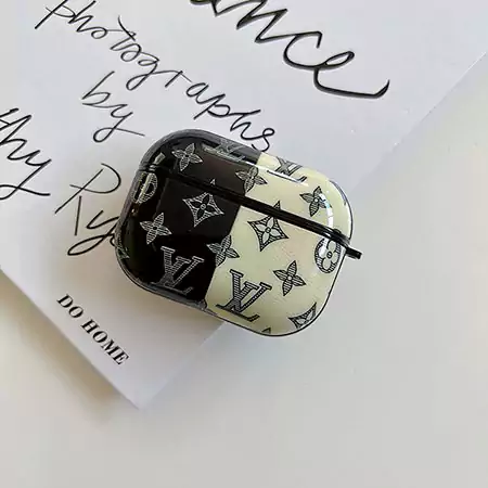 LV - inspired monogram AirPods case