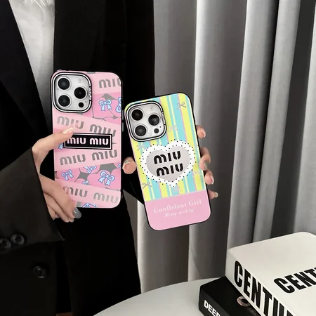 miumiu pink bow heart iphone 16/16pro/pro max case