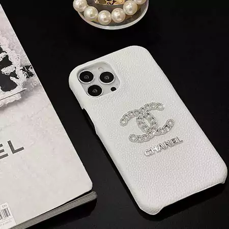 chanel 5-color diamond silver logo iphone 16/16pro/pro max case
