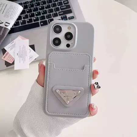 Prada leather phone case
