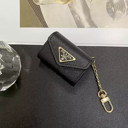 Prada - inspired gold - logo AirPods case