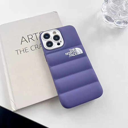 the north face multi - color down jacket inspired iphone case