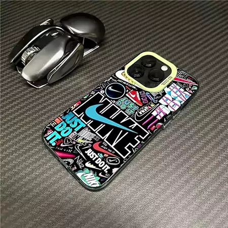 nike multi - colored swoosh iphone case