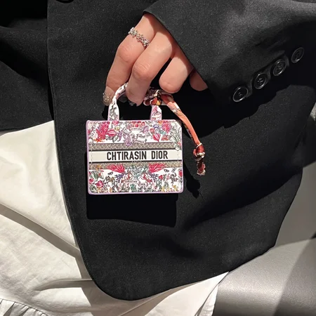 Dior tote bag - style AirPods case