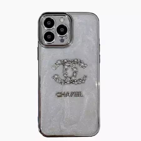 chanel pearl - embellished iphone case