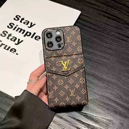 Leather card - holder iPhone case